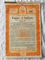 1932 Indiana Co. Pa Highway Bond