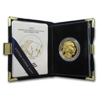 Random Year 1 Oz Proof Gold Buffalo (w/ Box & Coa)