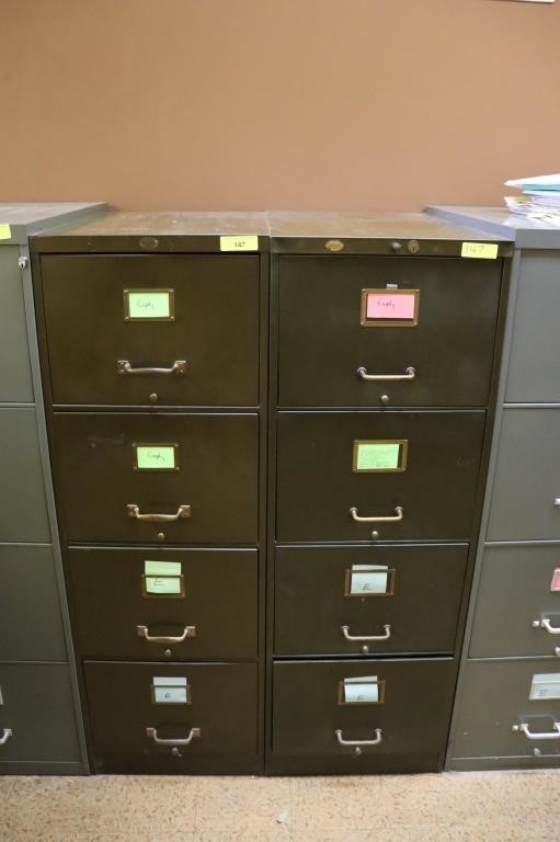Metal 4 Drawer File Cabinets