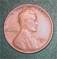 1951 D Lincoln Wheat Penny