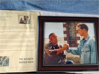Framed Signed Val Kilmer 8 x 10