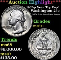 ***Auction Highlight*** 1967-p Washington Quarter