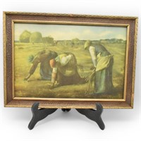 "Gleaners" Lithograph Morris & Bendien N.Y