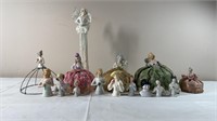 Porcelain doll figures