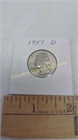 1951 Silver Quarter