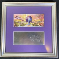 Disney EPCOT Center Commemorative Ticket