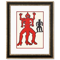 Alexander Calder- Lithograph "DLM212 - UNE FAMILLE