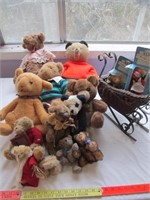 Large Lot of Vintage & Collectible Bears