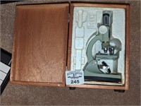 Tasco Microscope in case