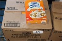 2 ctn frosted mini wheats bb 02/23