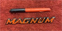 (1) Magnum Car Emblem
