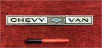 (1) Chevy Van Car Emblem