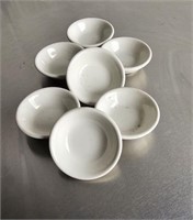 APPROX. 82 SMALL WHITE SAUCE BOWLS 2 3/4" DIAM.