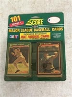 1991 score baseball pack 101 cards