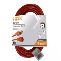 HDX 100 ft. 16/3 Light Duty Extension Cord