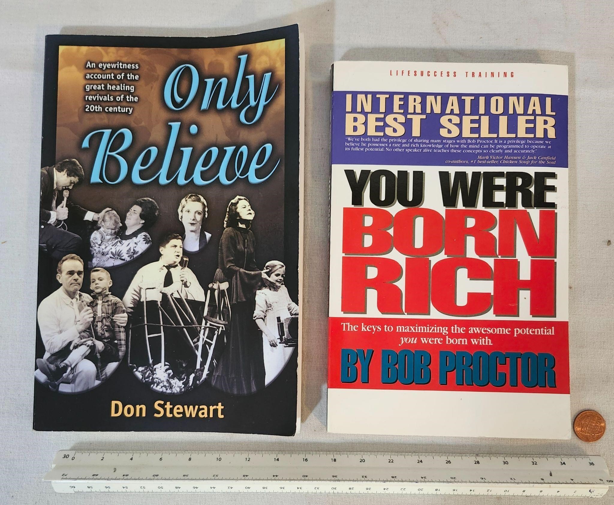 SIGNED Bob Proctor & Don Stewart books