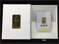 5g .999 Fine Gold Bar - Acre - Sealed - Limited