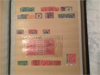 Estate Great Britain Stamp Lot in Stock Book.