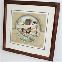 1991 P. Buckley Moss Framed, Signed, Numbered