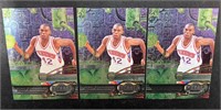 Lot of 3 1997 Jerry Stackhouse Metal Universe Card