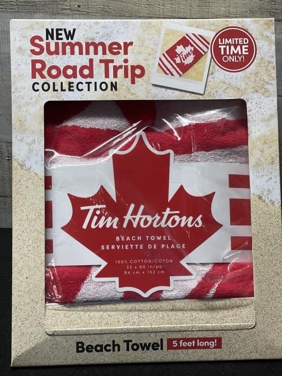 New Tim Hortons Beach Towel