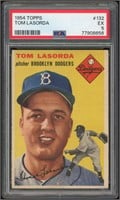 1954 Topps #132 Tommy Lasorda RC