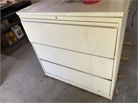 Lateral File Cabinet and Contents