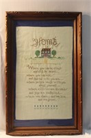 A Framed Needlepoint