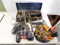 Qty of misc tools & tool box