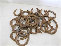 30 used horse shoes