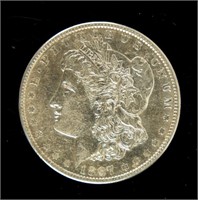 Coin 1897-O Morgan Silver Dollar-AU