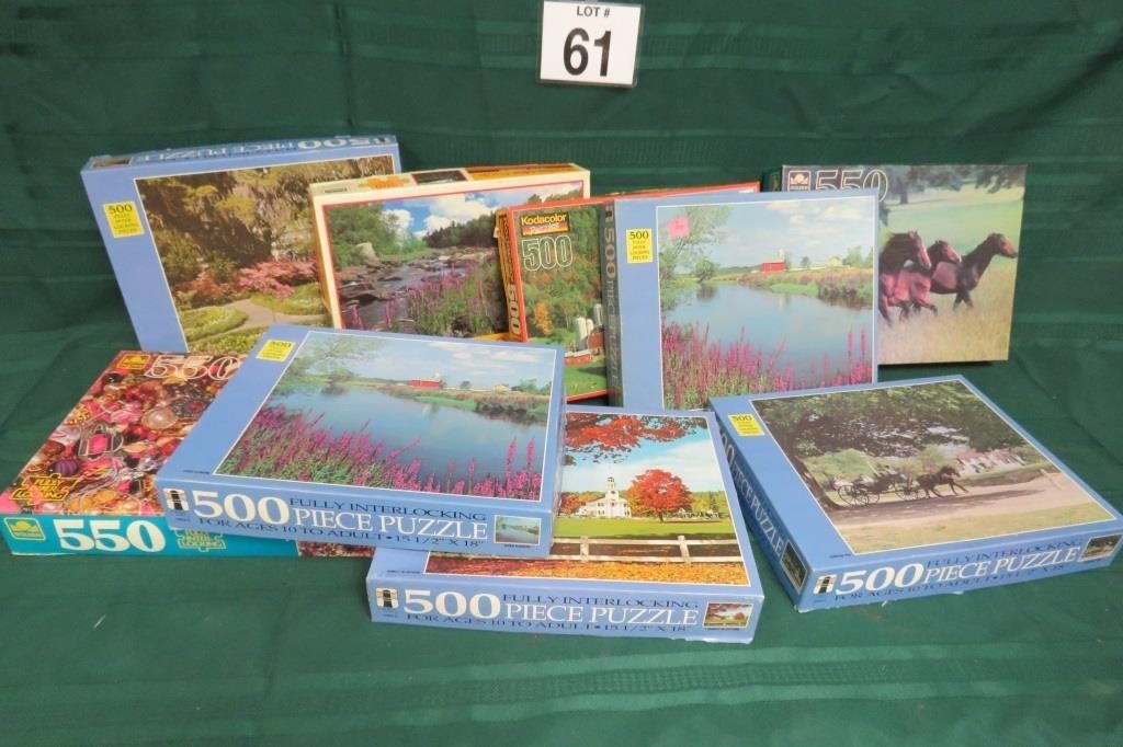 Lot Of Jigsaw Puzzles
