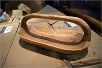 {each} Wooden Handled Bowl