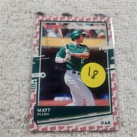 2020 Donruss 100 34/100 Matt Olson