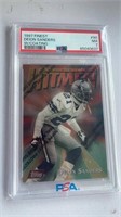 1997 Finest Deion Sanders W/Coating PSA 7