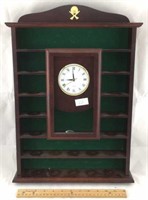 Golf Ball Display with Clock