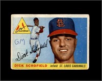 1955 Topps #143 Dick Schofield P/F to GD+