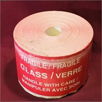 "Fragile Glass Handle With Care" Tape (Unused)