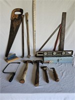 Hammers, Saws, Crowbar, Level & More
