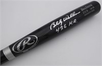 Billy Williams Autographed Rawlings Bat