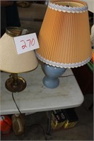 2 LAMPS, 17 & 23" TALL