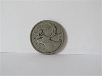 1939 CANADIAN 25 CENTS SILVER COIN