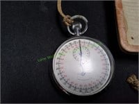 Vintage Chesterfield Mechanical Wind Up Stopwatch