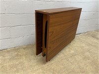 Danish Modern Folding Handkerchief/Drop Leaf Table