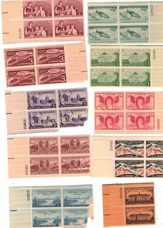 3 cent U.S. postage lot