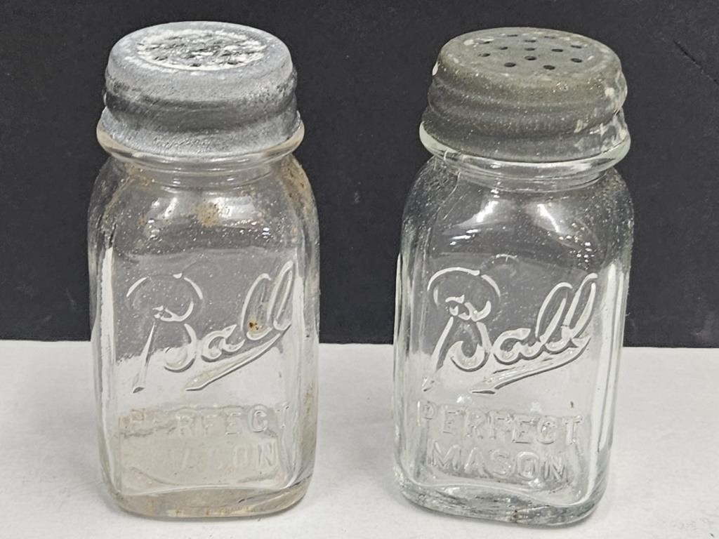 Vintage BALL Salt & Pepper Shakers