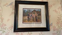 Bonanza Framed Photo Print With Signatures, 17 x