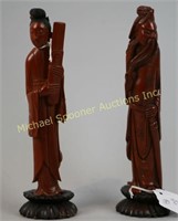 PAIR CHINESE COMPOSITE FIGURES