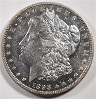1893-O MORGAN DOLLAR AU+