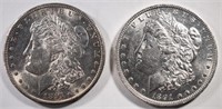 1891-O & 1891-S MORGAN DOLLARS AU